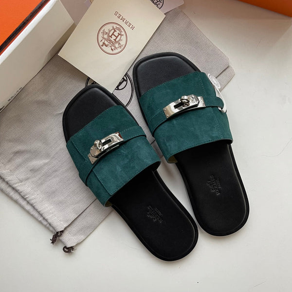Ciabatte Gabriel in pelle scamosciata da uomo HM 538583
