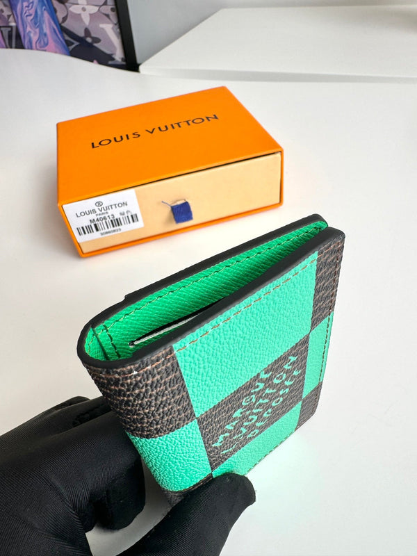 LV Pocket Wallet Damier Pop Coated Canvas 221278