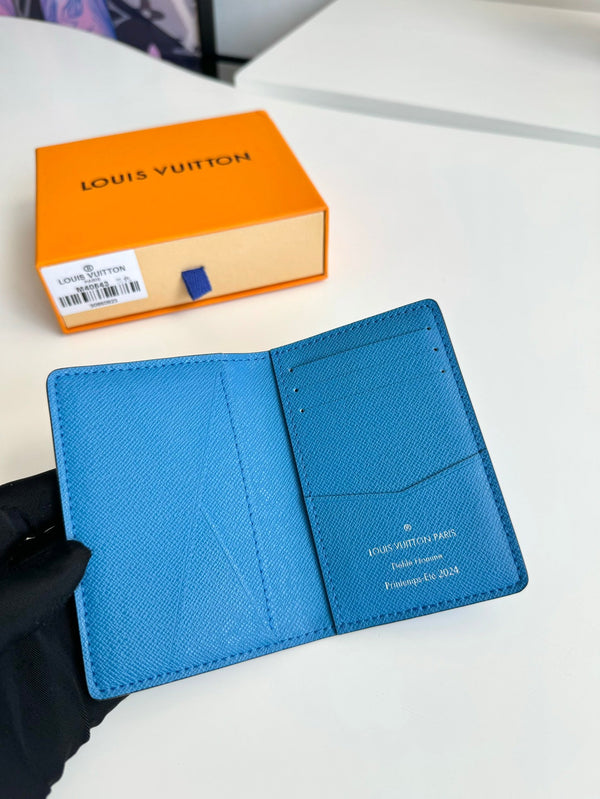 LV Pocket Wallet Damier Pop Coated Canvas 221278