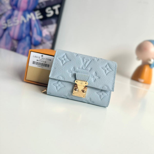 LV Métis Short Wallet Monogram Empreinte Pattern & Cowhile 221353