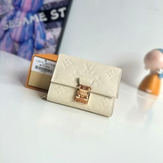 LV Métis Short Wallet Monogram Empreinte Pattern & Cowhile 221353