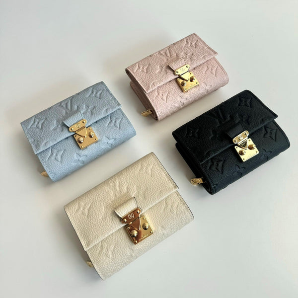 LV Métis Short Wallet Monogram Empreinte Pattern & Cowhile 221353