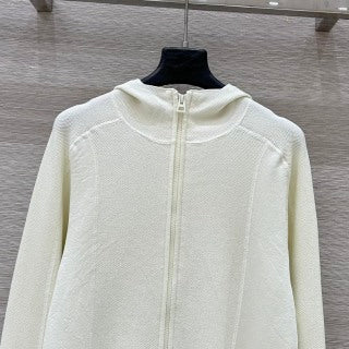 CD 25 Knitted Suit White Cotton