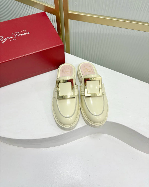 Mules Viv Pelle Verniciata Vacchetta 188932