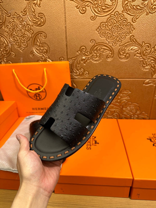 HM Men's Izmir Slide Pelle di mucca 544090