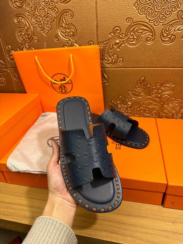 HM Men's Izmir Slide Pelle di mucca 544090