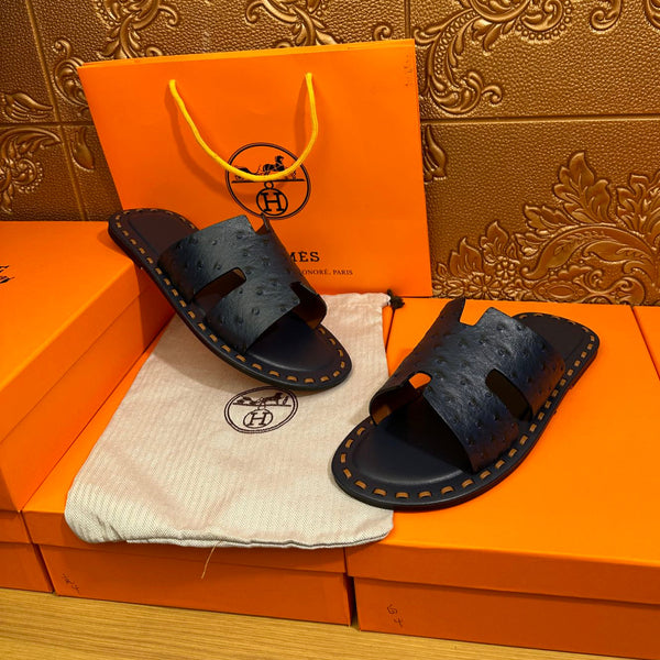 HM Men's Izmir Slide Pelle di mucca 544090