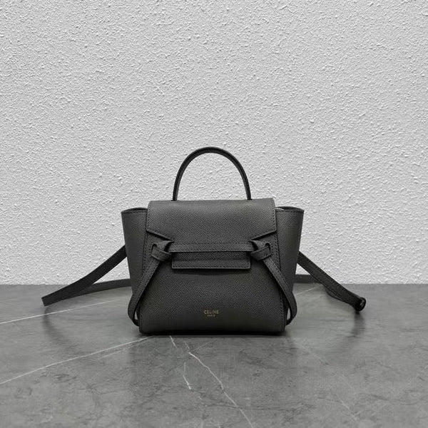 Celine 2026 Pico Belt Bag 16cm Grained Calfskin