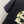 LV 25 Neck Short-Sleeved T-shirt Black White Cotton 213651