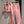 Pantaloni a gamba larga in denim LV Flower rosa grigio