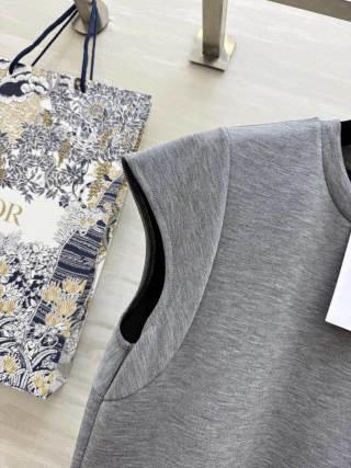 CD 25 Dress Black and Gray Cotton