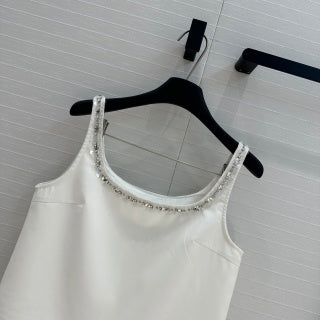 Set gilet Gucci in cotone bianco
