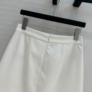 Set gilet Gucci in cotone bianco