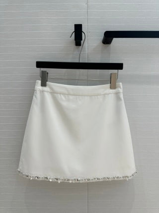 Set gilet Gucci in cotone bianco