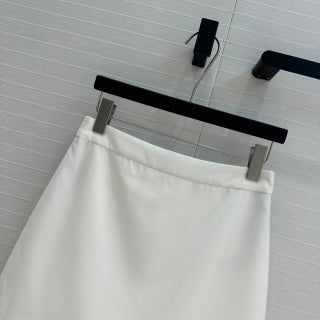 Set gilet Gucci in cotone bianco