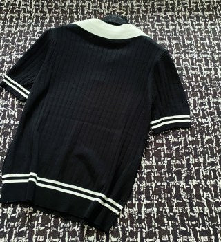 Celine 25 Collared Polo-style Short-sleeve Tops