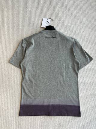 CD 25 Top a maniche corte in cotone con motivo floreale Plum Blossom