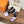HM Buckle Sandals Purple Calfskin 308181