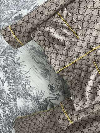 Gucci 25 Set Gray Polyester Fiber