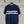 CD 25 Knitted Short-sleeved Top Blue and White Cotton