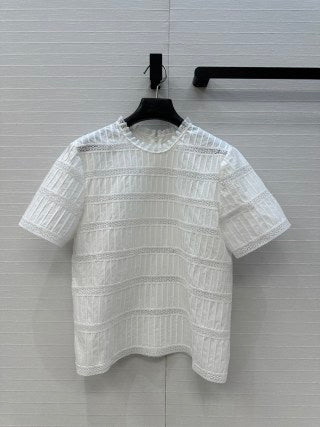 Celine 25 Suit White Cotton