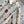 LV 25 Decorative Pattern Gemstone Chain Set White Poliester