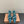 Miu slingback pump teal blue leather