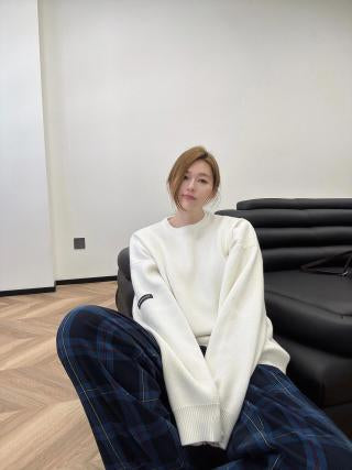 Balenciaga 25 Sweater White Wool 0011