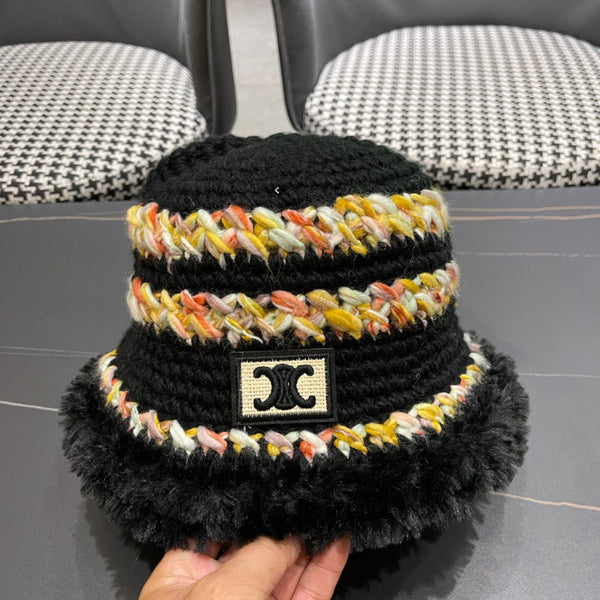 CE 26FW Color-Block Knit Beanie Wool 551997