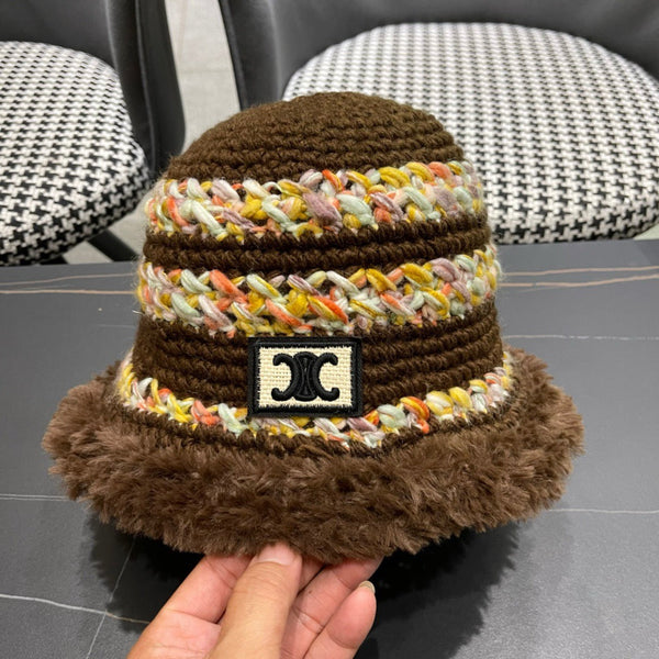 CE 26FW Color-Block Knit Beanie Wool 551997