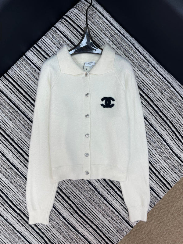 Chanel 2025 Cardigan en maille Laine Cachemire 730266