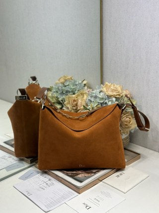 CD Diorly Bag Brown in Oxford Velvet 288387