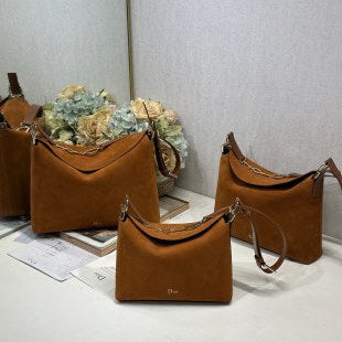 CD Diorly Bag Brown in Oxford Velvet 288387