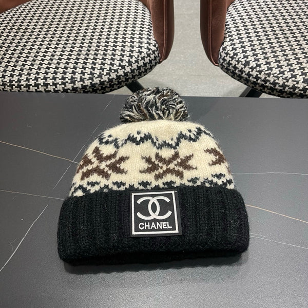 CC 26FW Knit Beanie Earflap Hat Wool 551970