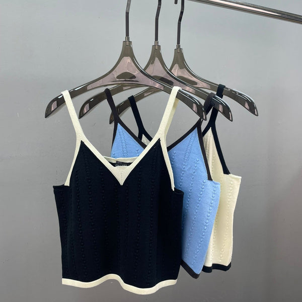 Chanel 2026 V-neckline Camisole Cotton