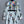 Ensemble chemise et jupe Chanel 26 imprimé blanc en polyester