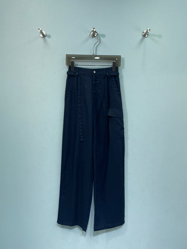 Pantalon large Chanel en polyester