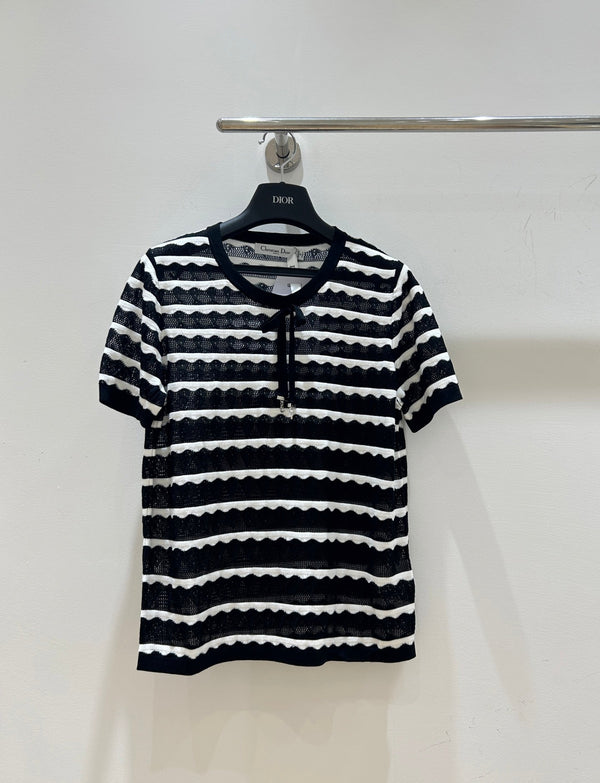 CD 2026 Short-Sleeved Shirts Bow Detail Tencel 479348
