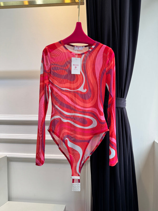 Combinaison pantalon Pucci en coton imprimé