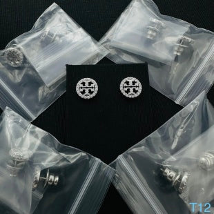 Boucles d'oreilles clous Miller Pave Tory Burch