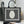 CD Book Tote with Black Oblique pattern and White Lace details in Canvas 288321