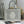 CD Book Tote with Gray Oblique pattern and White Lace details in Canvas 288335