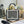 CD Book Tote with Black Oblique pattern and White Lace Frame in Canvas 288349