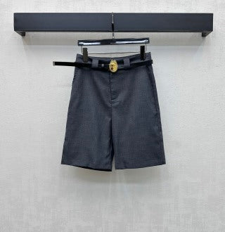 Shorts Ceinturés CD 26 Gris en Polyester 378688