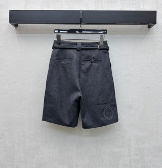 Shorts Ceinturés CD 26 Gris en Polyester 378688