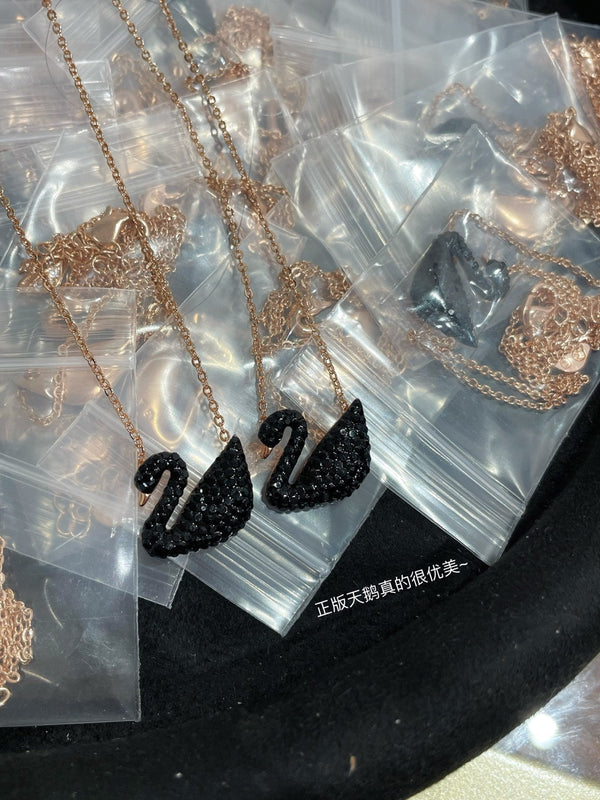 Collier Swarovski Noir