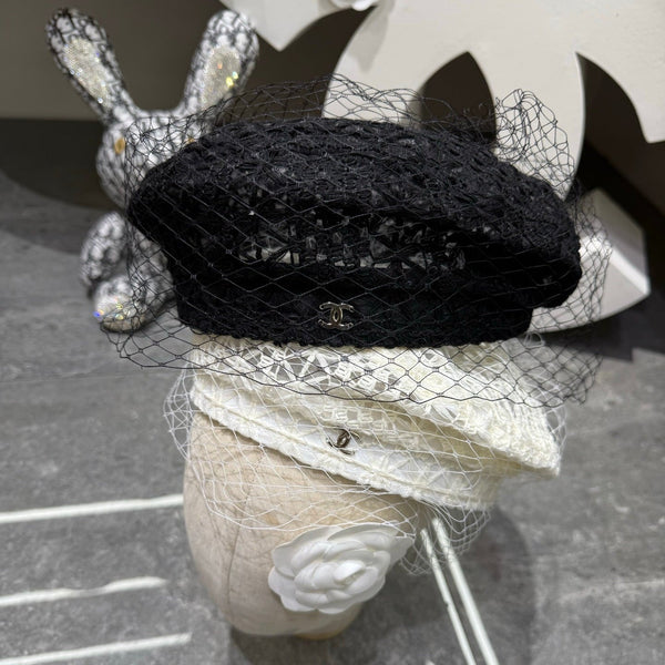 CC Lace Mesh Beret 413052