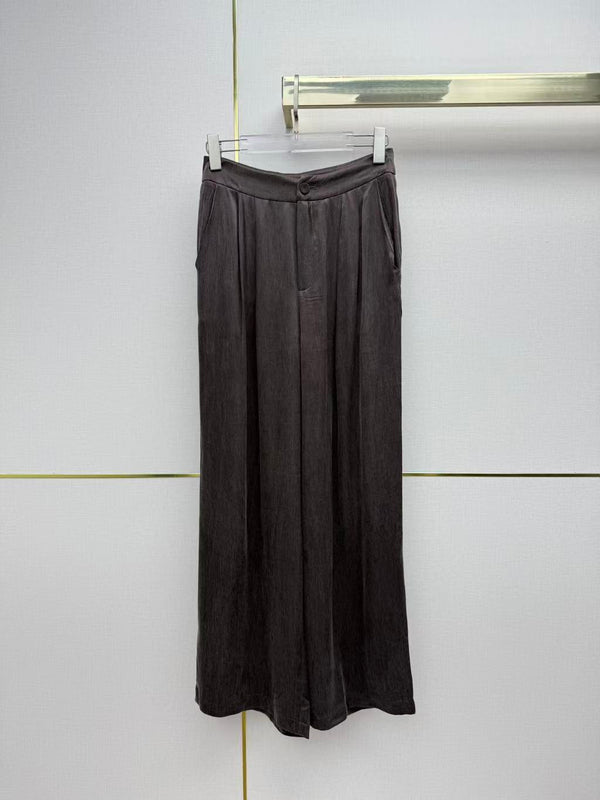 CD 26 Sleeveless Top + Wide-Leg Pants Set in Cupro Yarn