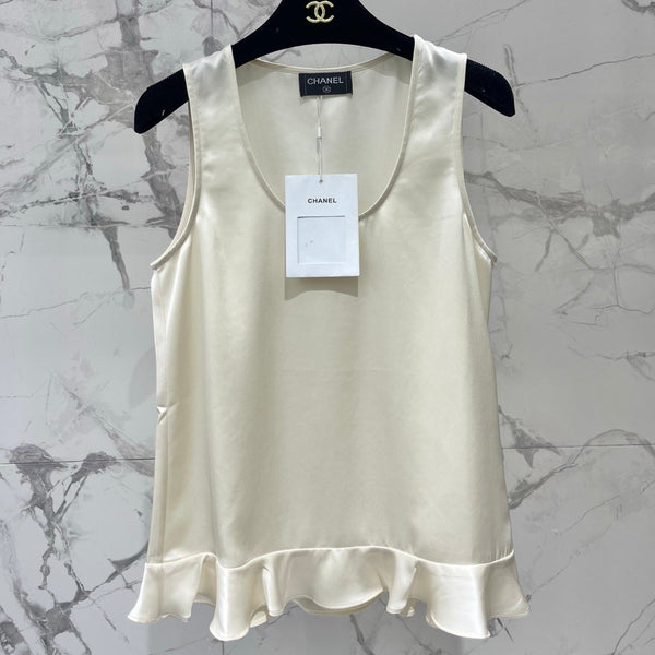 CC Sleeveless Vest in Acetate