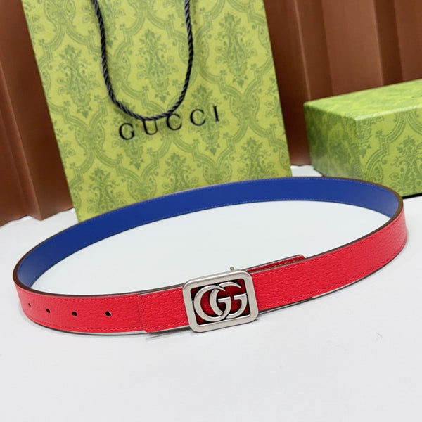 GG Marmont Reversible 2.5cm Belt Leather 213030